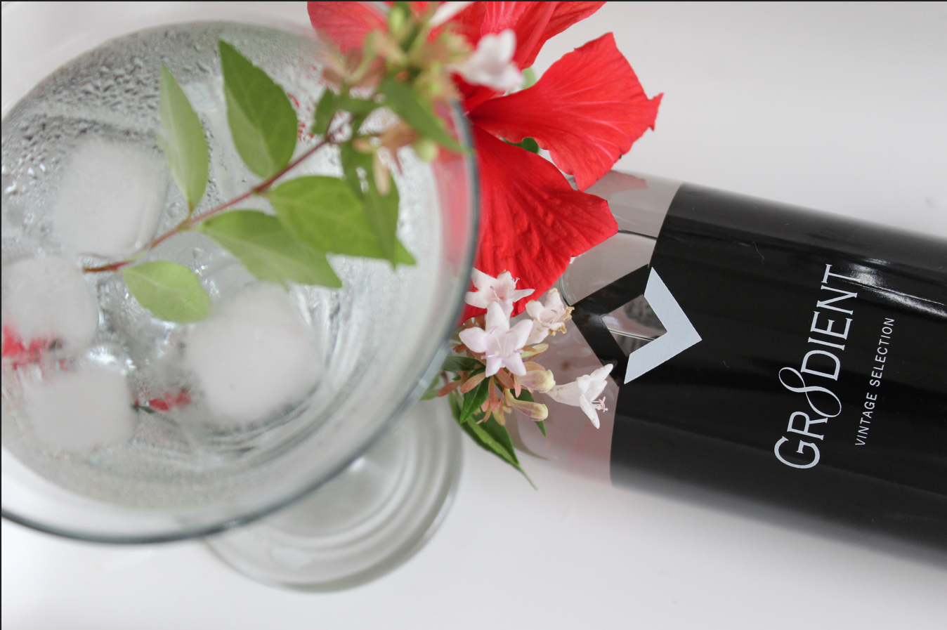 Gr8dient Premium Vodka bottle back